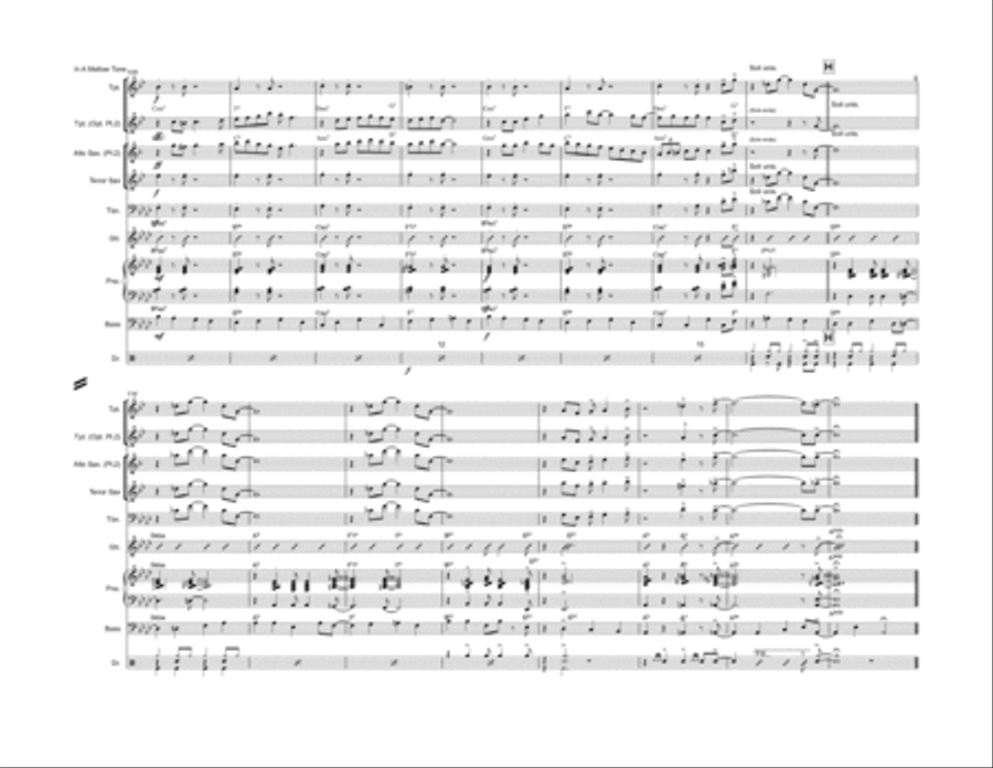 In A Mellow Tone Jazz Ensemble scores gallery preview page 5