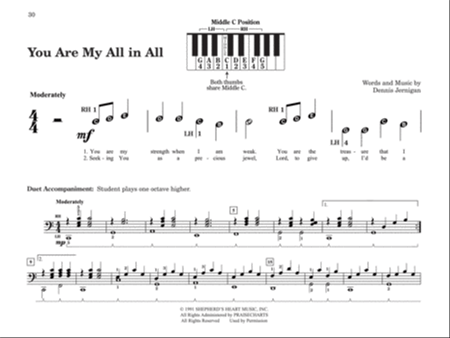 My First Praise Songs Piano Solo scores gallery preview page 5