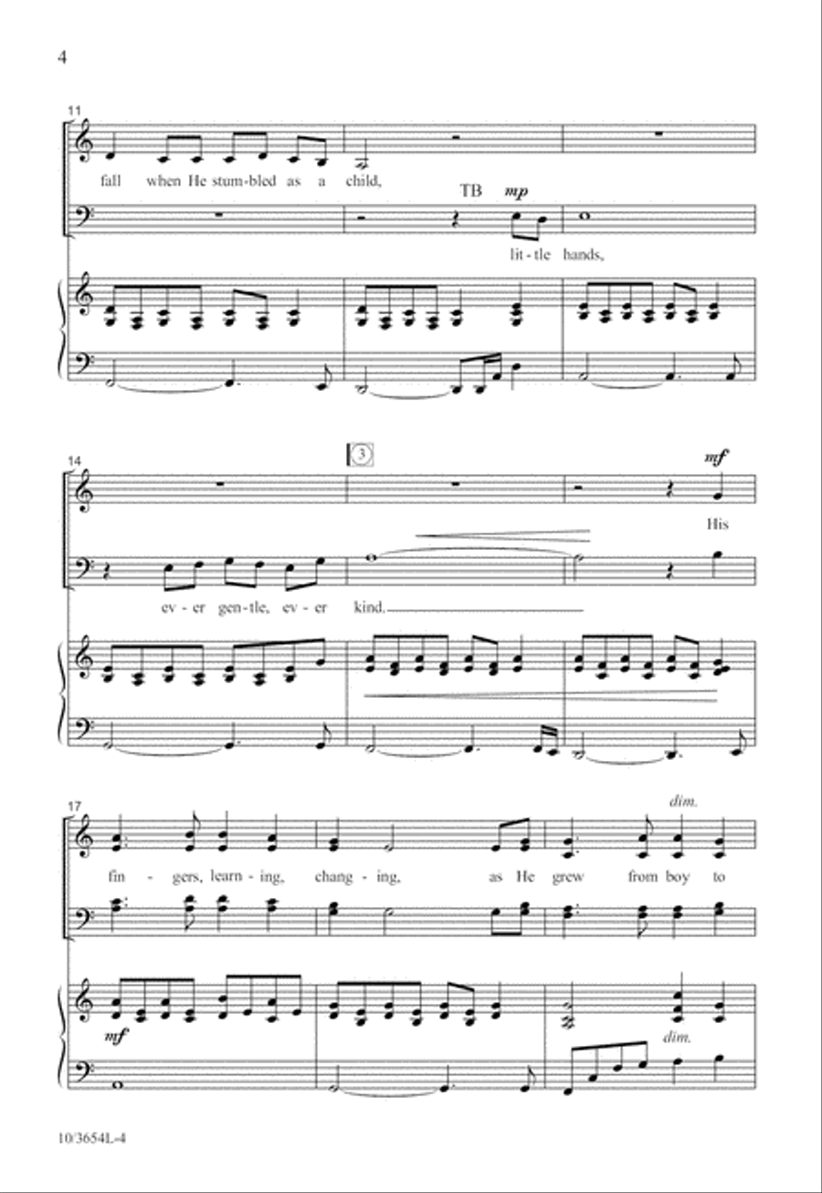 His Hands His Hands 4-Part scores gallery preview page 5