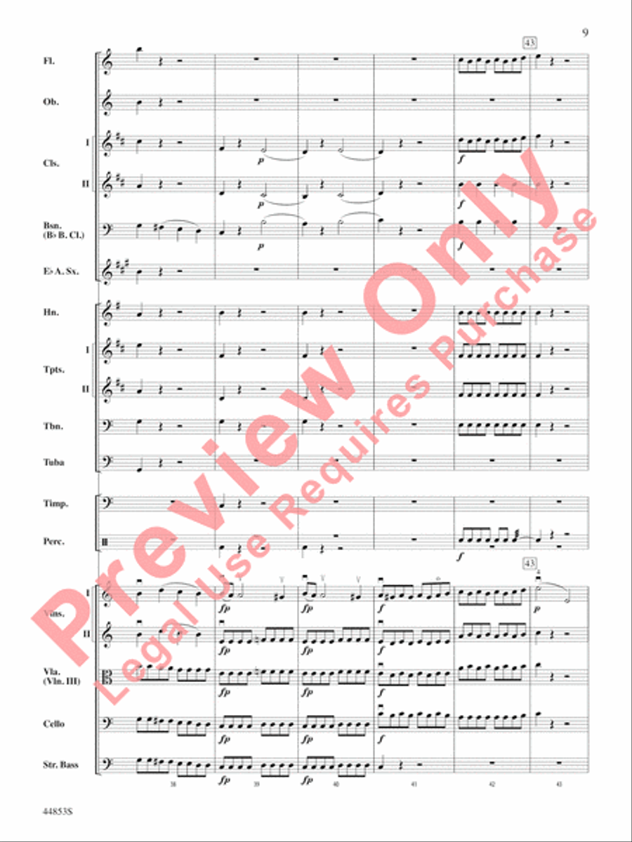 Symphony No. 36, The Linz Full Orchestra scores gallery preview page 10
