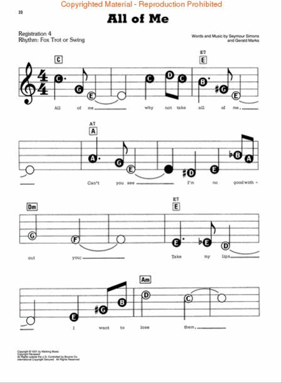 150 More of the Most Beautiful Songs Ever Electronic Keyboard scores gallery preview page 3