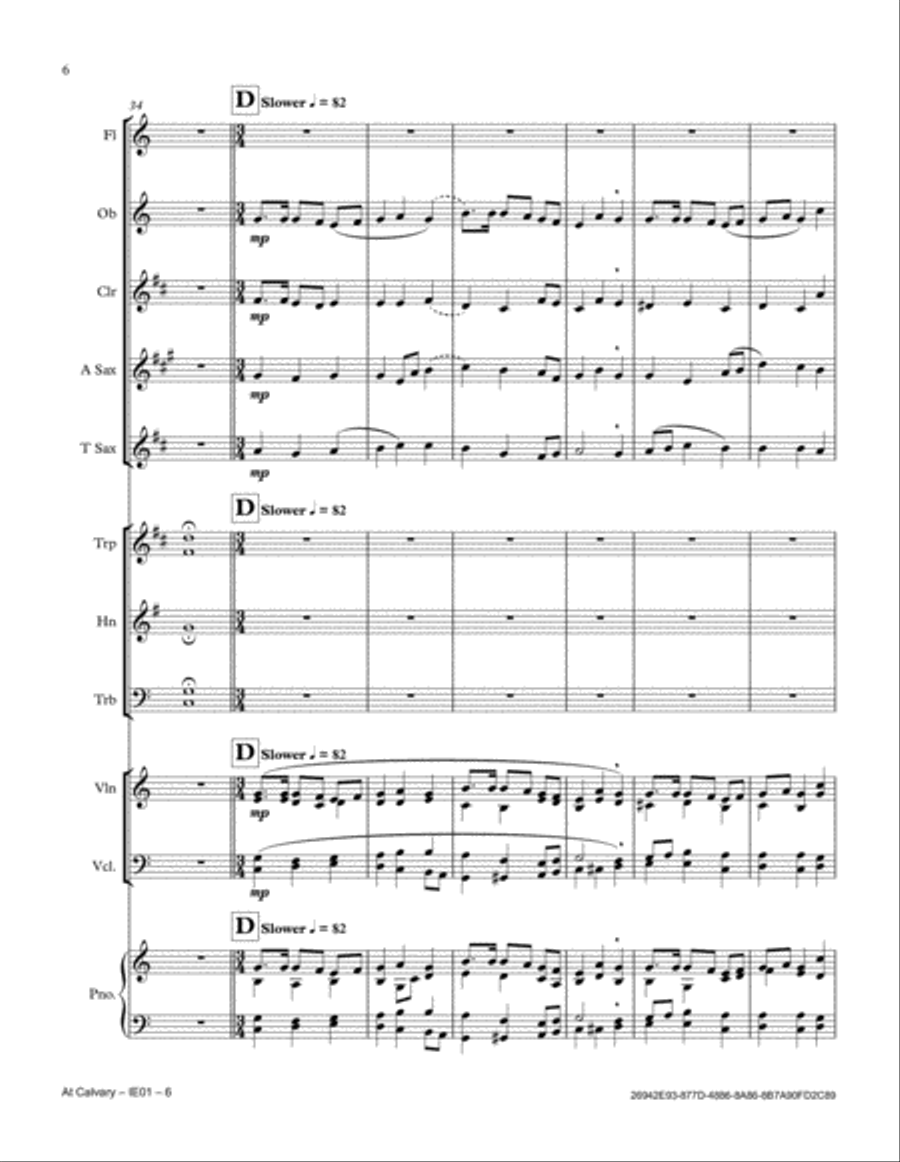 At Calvary Concert Band scores gallery preview page 6