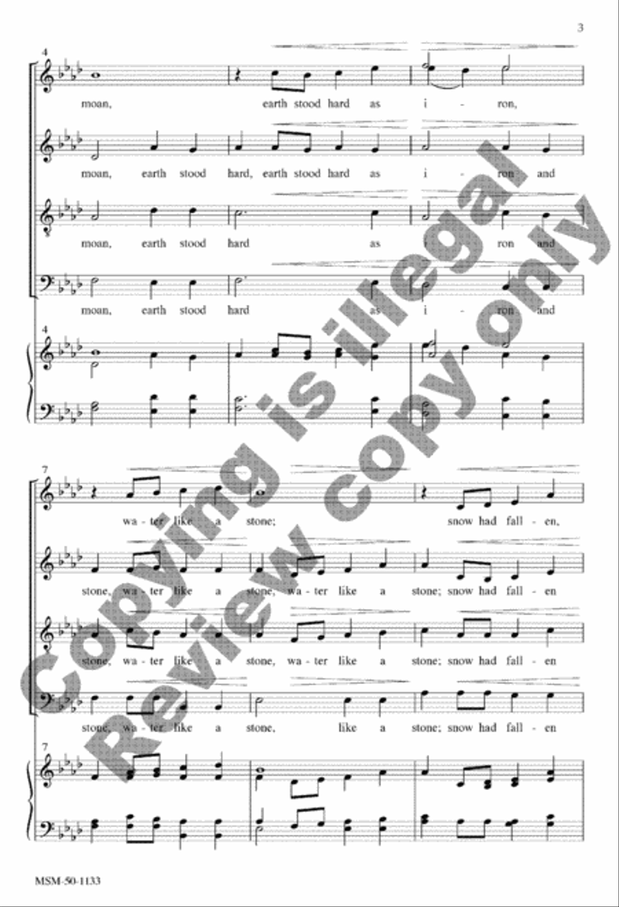 In the Bleak Midwinter Divisi scores gallery preview page 13