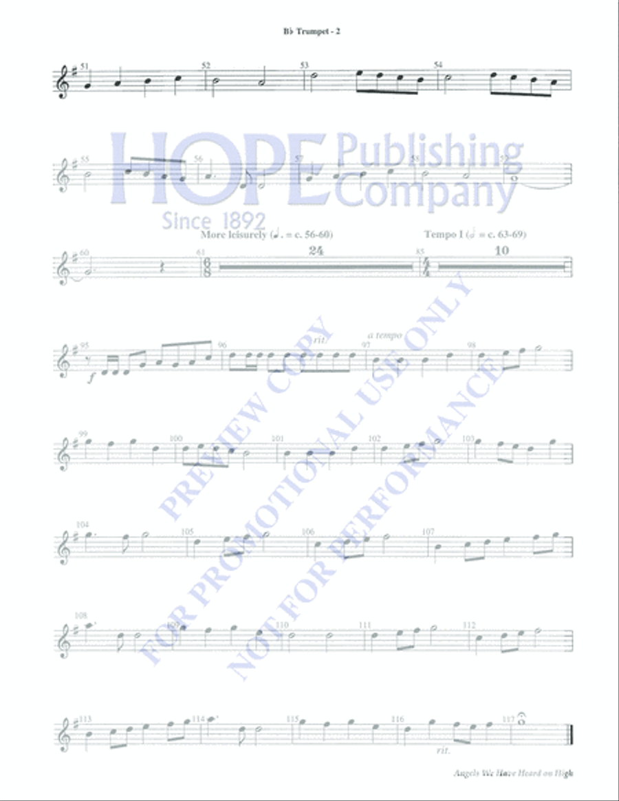 Angels We Have Heard on High 5-Octaves scores gallery preview page 2