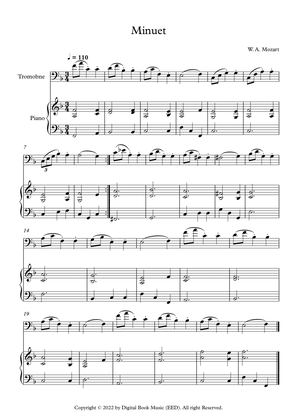 Minuet (In F Major) - Wolfgang Amadeus Mozart (Trombone + Piano)