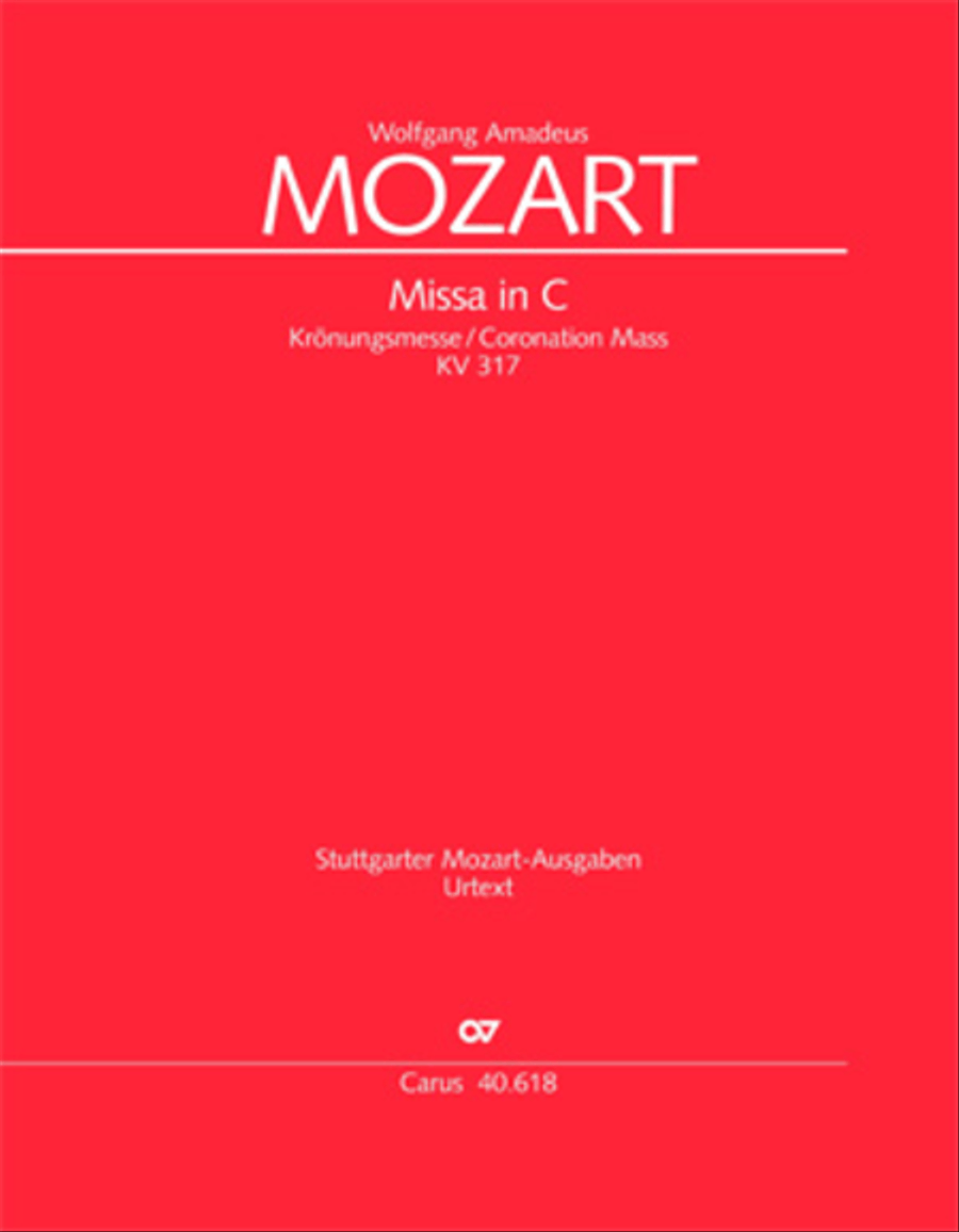 Mass in C (Missa in C) Orchestra scores gallery preview page 1