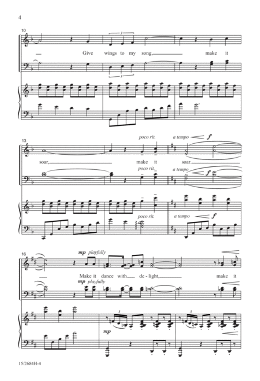 Music, Give Voice! Music, Give Voice! 4-Part scores gallery preview page 5