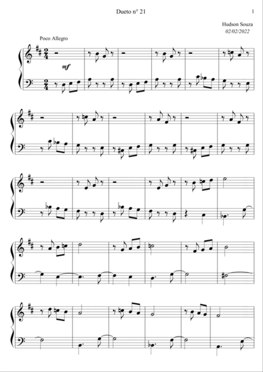 7 Duets to Cello & Clarinet Sib 7 Duets to Cello & Clarinet Sib Chamber Music scores gallery preview page 2