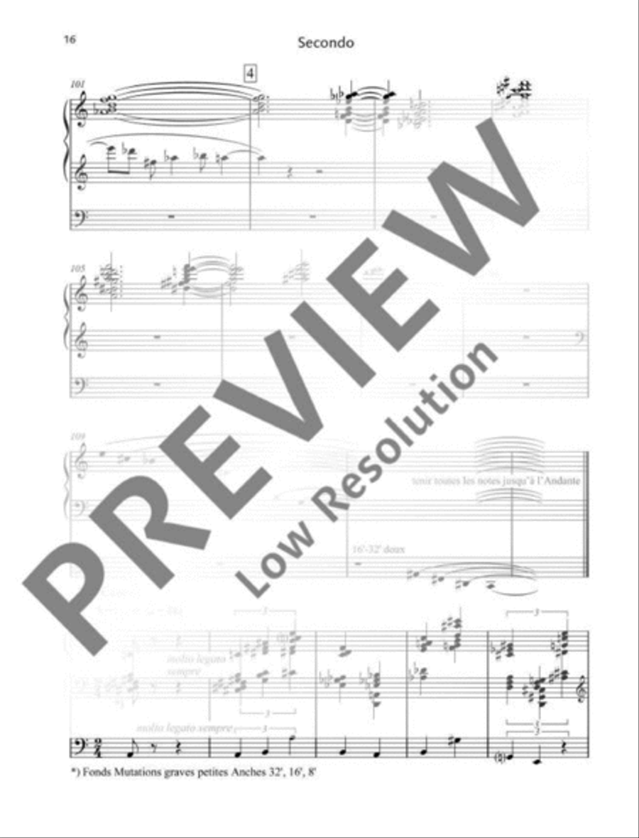 Symphonie Initiatique Organ scores gallery preview page 17