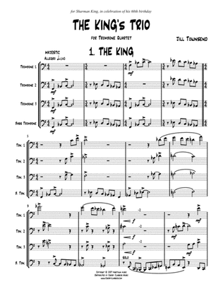 The King’s Trio for Trombone Quartet