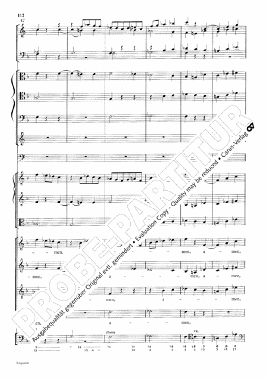 Requiem Requiem 4-Part scores gallery preview page 119