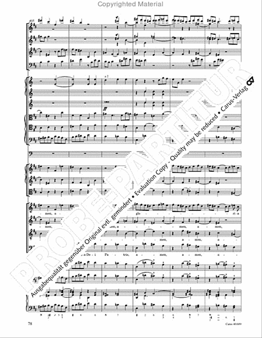 Missa solemnis Missa solemnis 4-Part scores gallery preview page 94