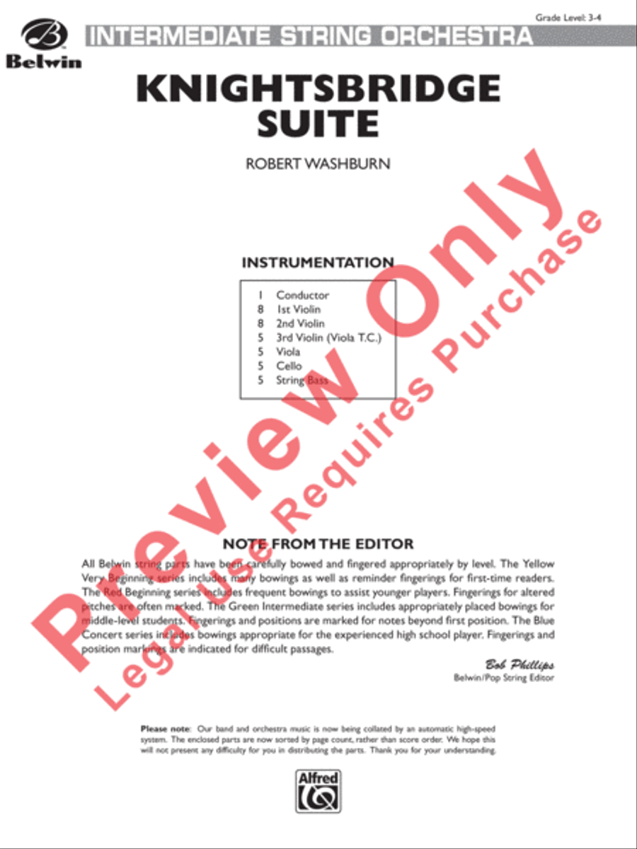 Knightsbridge Suite Knightsbridge Suite String Orchestra scores gallery preview page 2