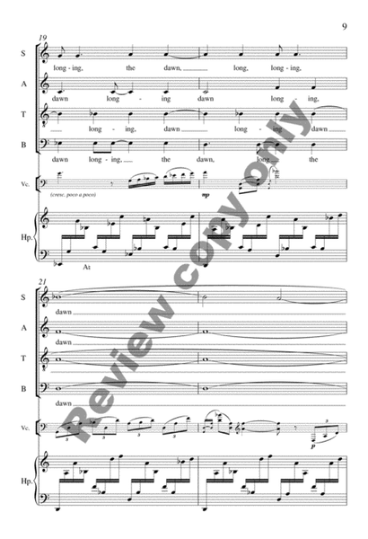 Dawn of Night (Full/Choral Score) image number null