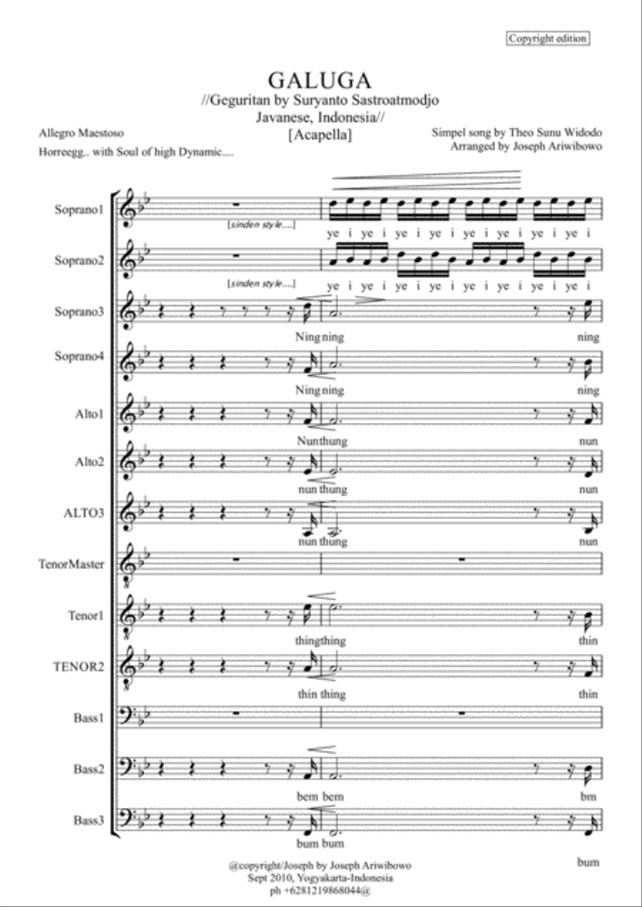 GALUGA Divisi scores gallery preview page 1