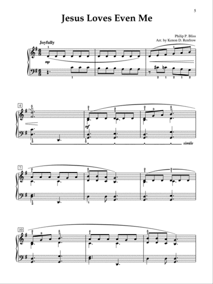 A Sacred Collection, Book 1 Piano Solo scores gallery preview page 4