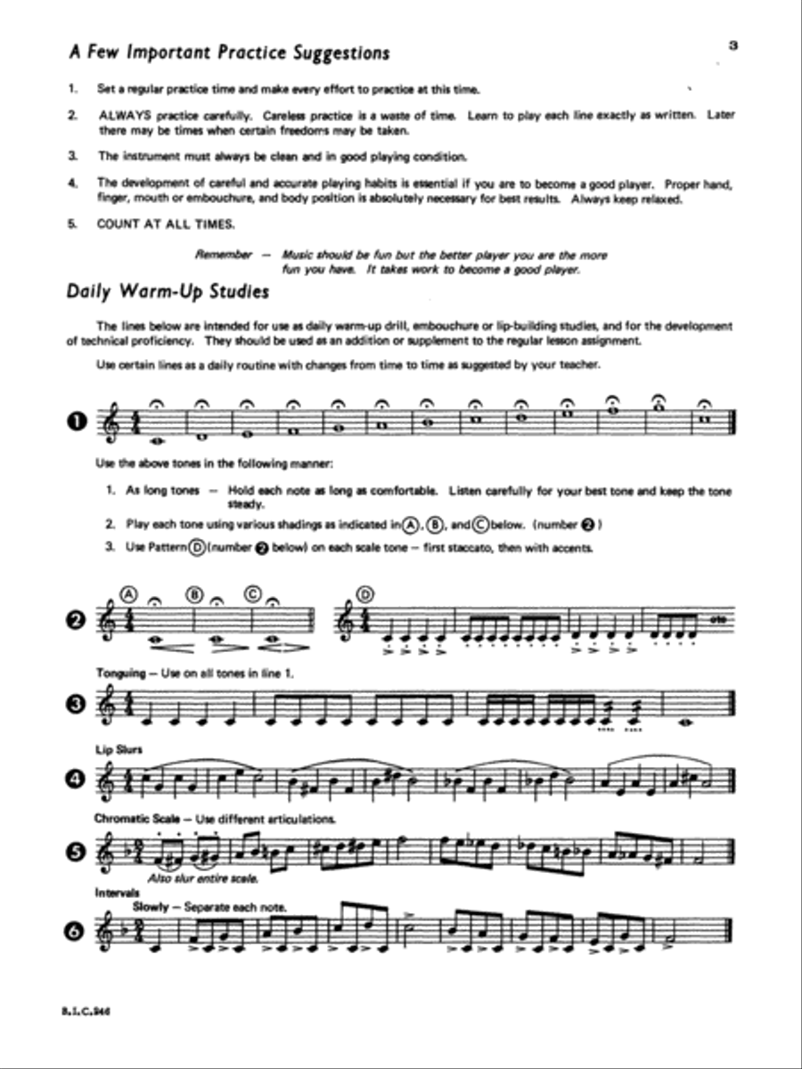 Student Instrumental Course Cornet Student Cornet scores gallery preview page 2