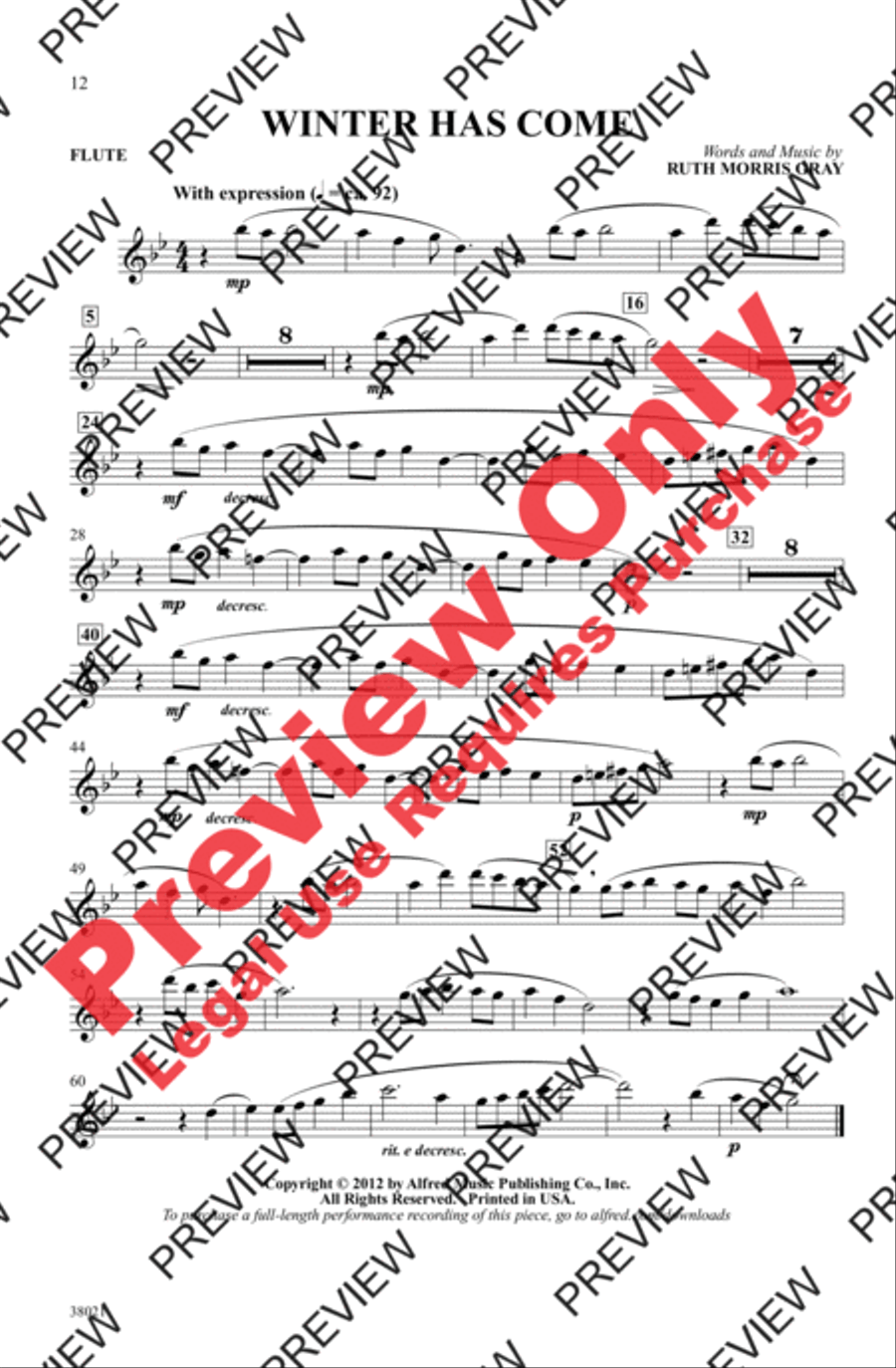 Winter Has Come Women's Choir scores gallery preview page 12