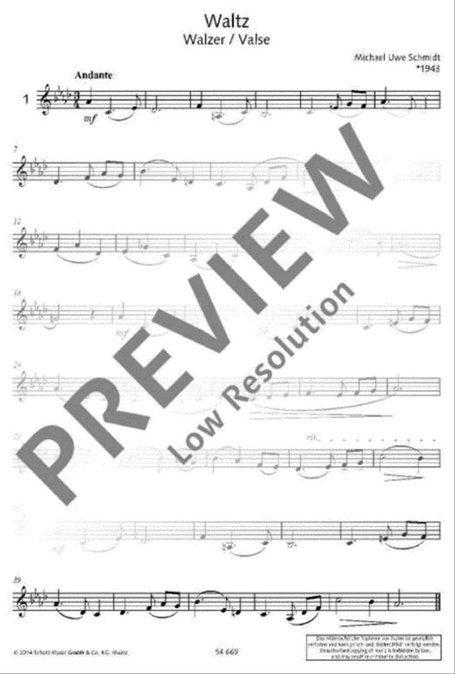 30 Characteristic Studies B-Flat Trumpet scores gallery preview page 8