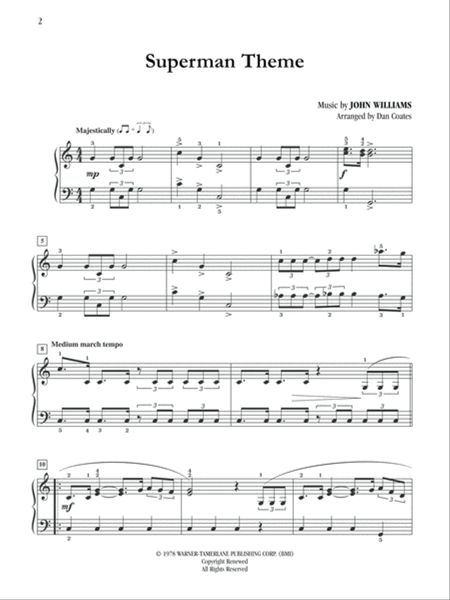 Superman Theme Small Ensemble scores gallery preview page 2