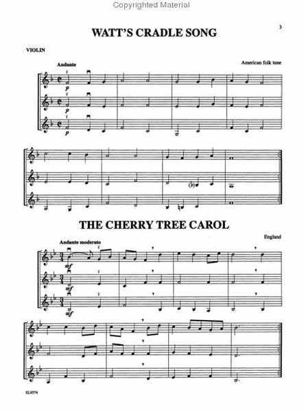 Christmas Trios For All (Violin)