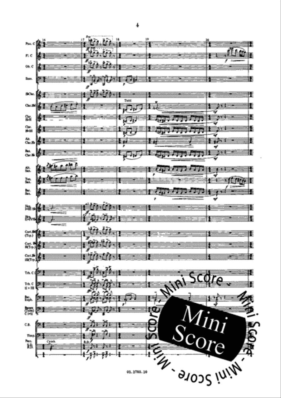 Windmusic Opus 123 Windmusic Opus 123 Concert Band scores gallery preview page 10