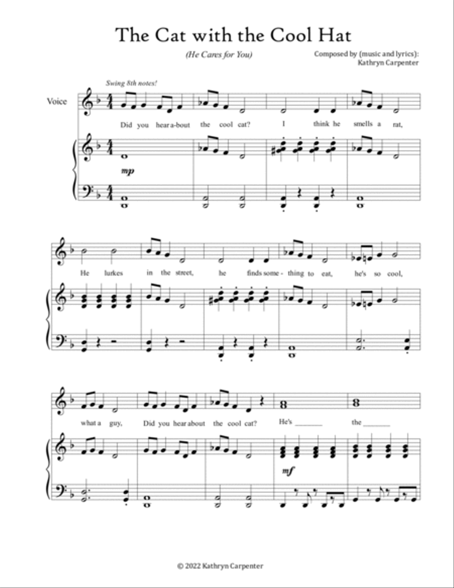 Fun and Fabulous Choir Book: Songs for One, Two, and Three Part Choir 3-Part scores gallery preview page 2