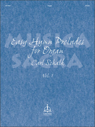 Book cover for Musica Sacra: Easy Hymn Preludes for Organ, Vol. 1