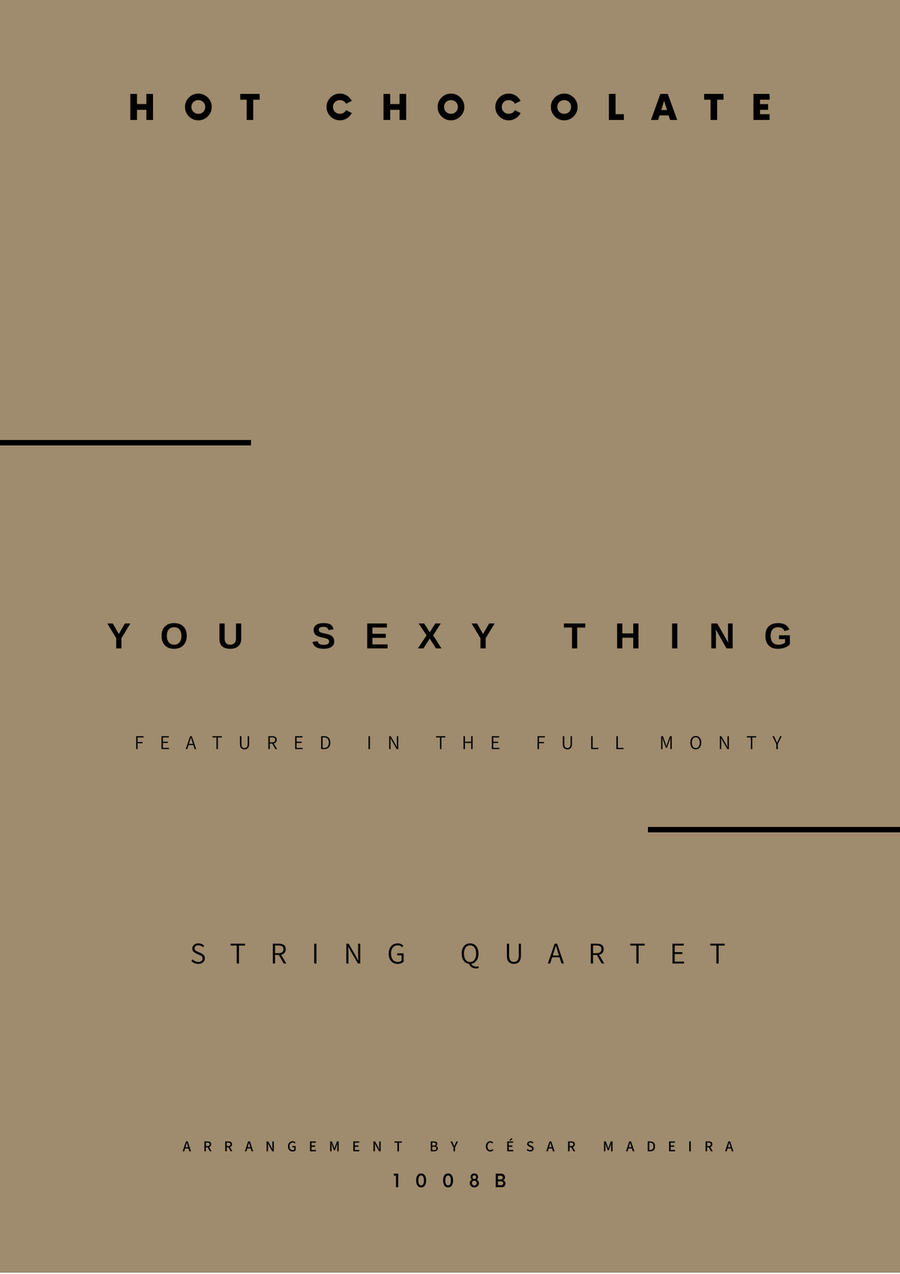 You Sexy Thing You Sexy Thing String Quartet scores gallery preview page 1