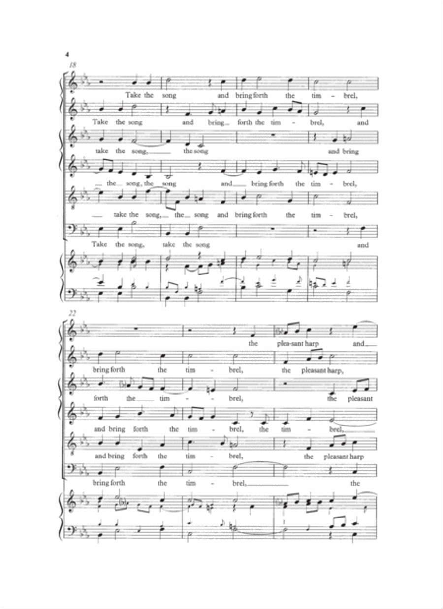 Sing Joyfully SSAATB scores gallery preview page 4