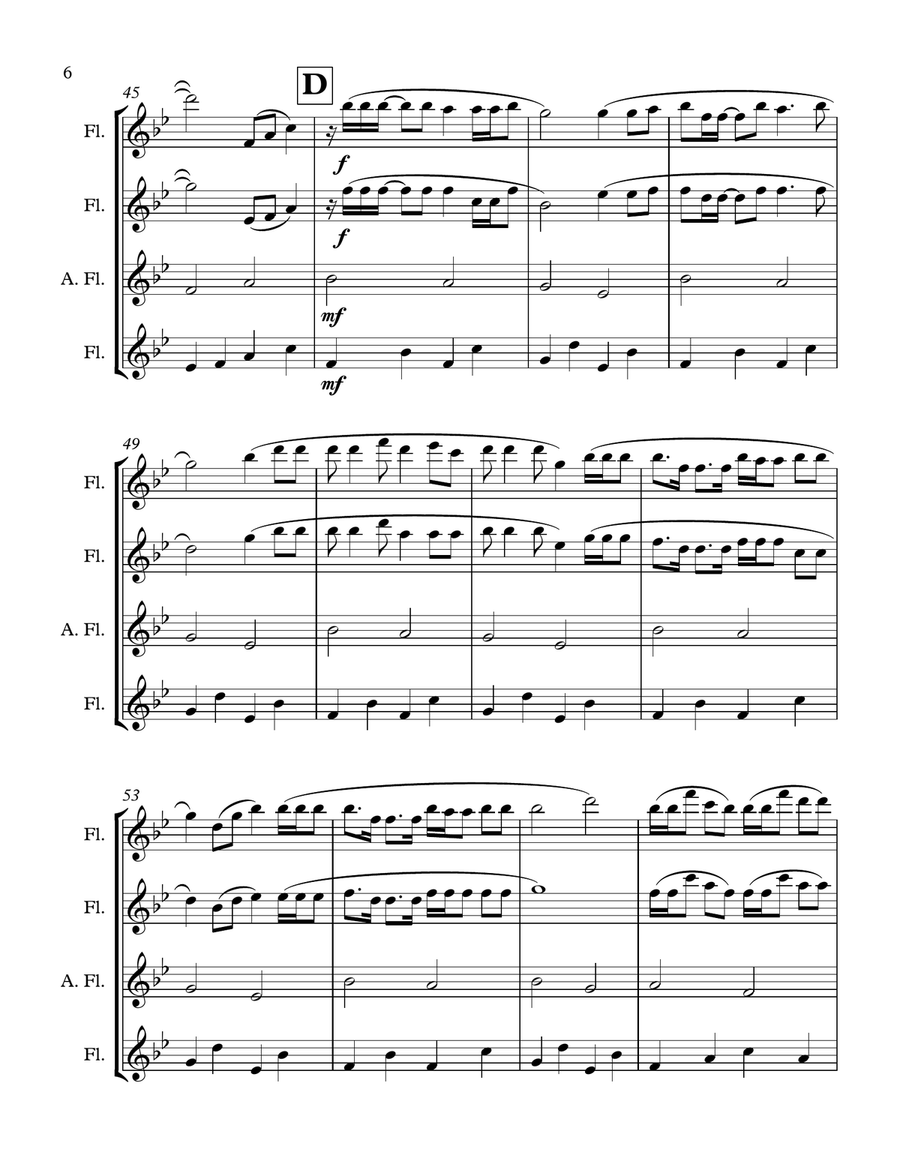 Someone Like You Woodwind Ensemble scores gallery preview page 6
