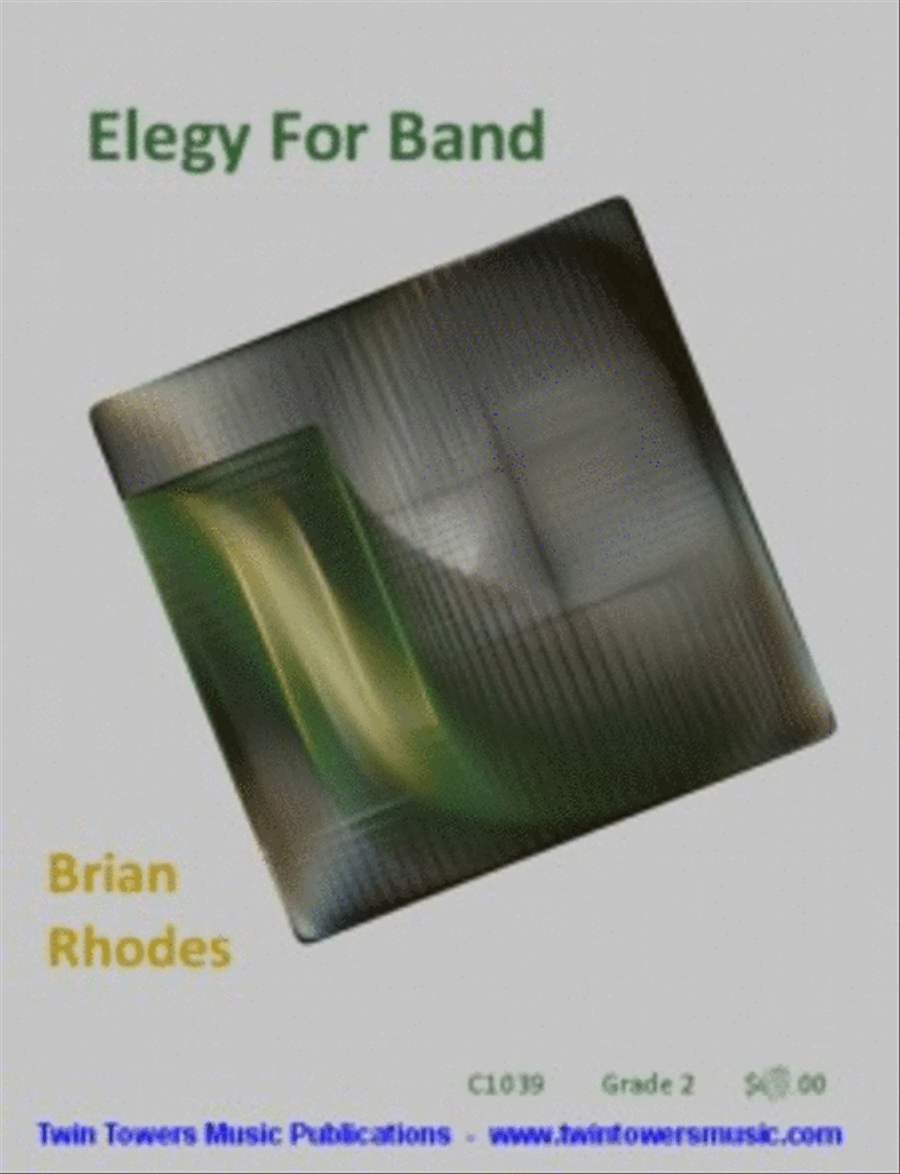 Elegy Elegy Concert Band scores gallery preview page 1
