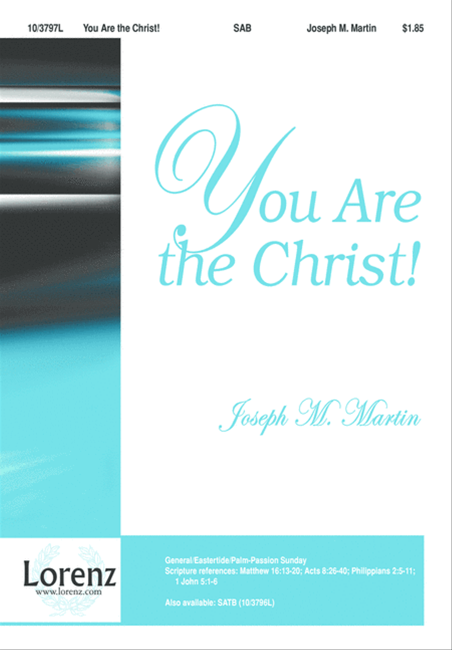 Book cover for You Are the Christ!