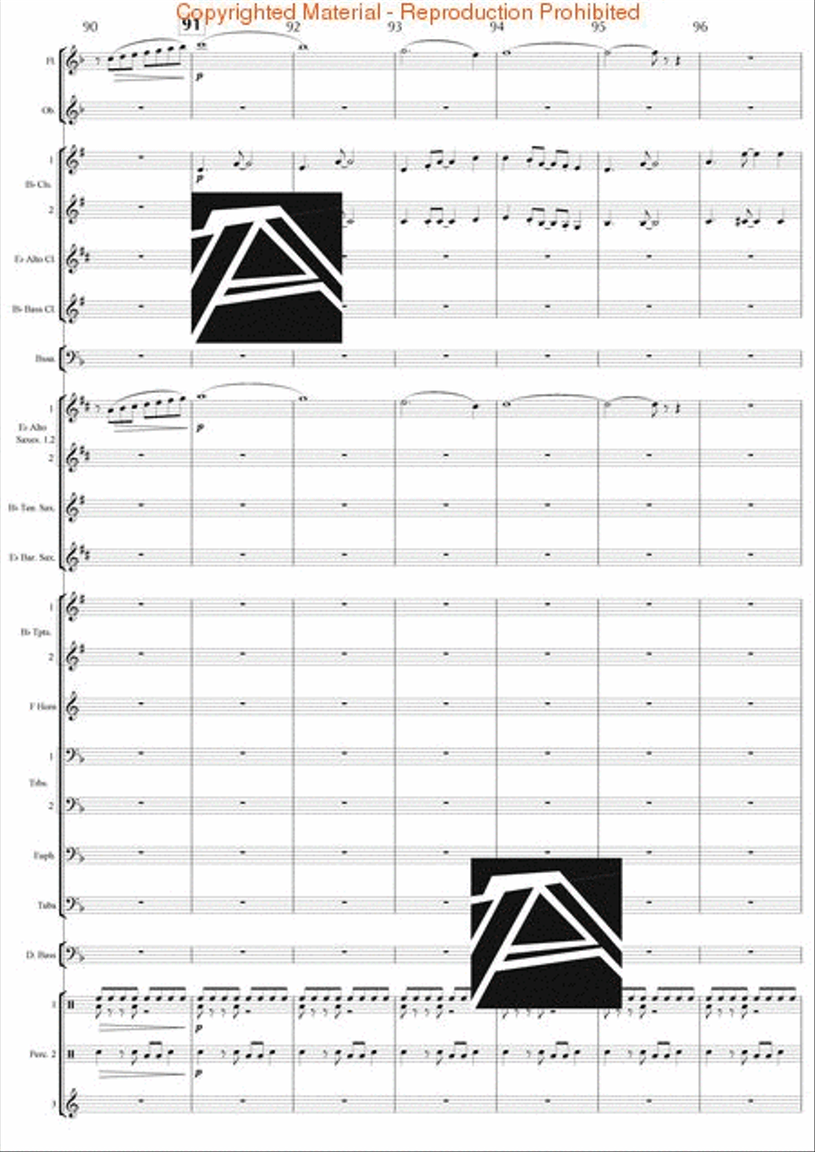 Jazz Suite No. 2 - Finale Concert Band scores gallery preview page 15