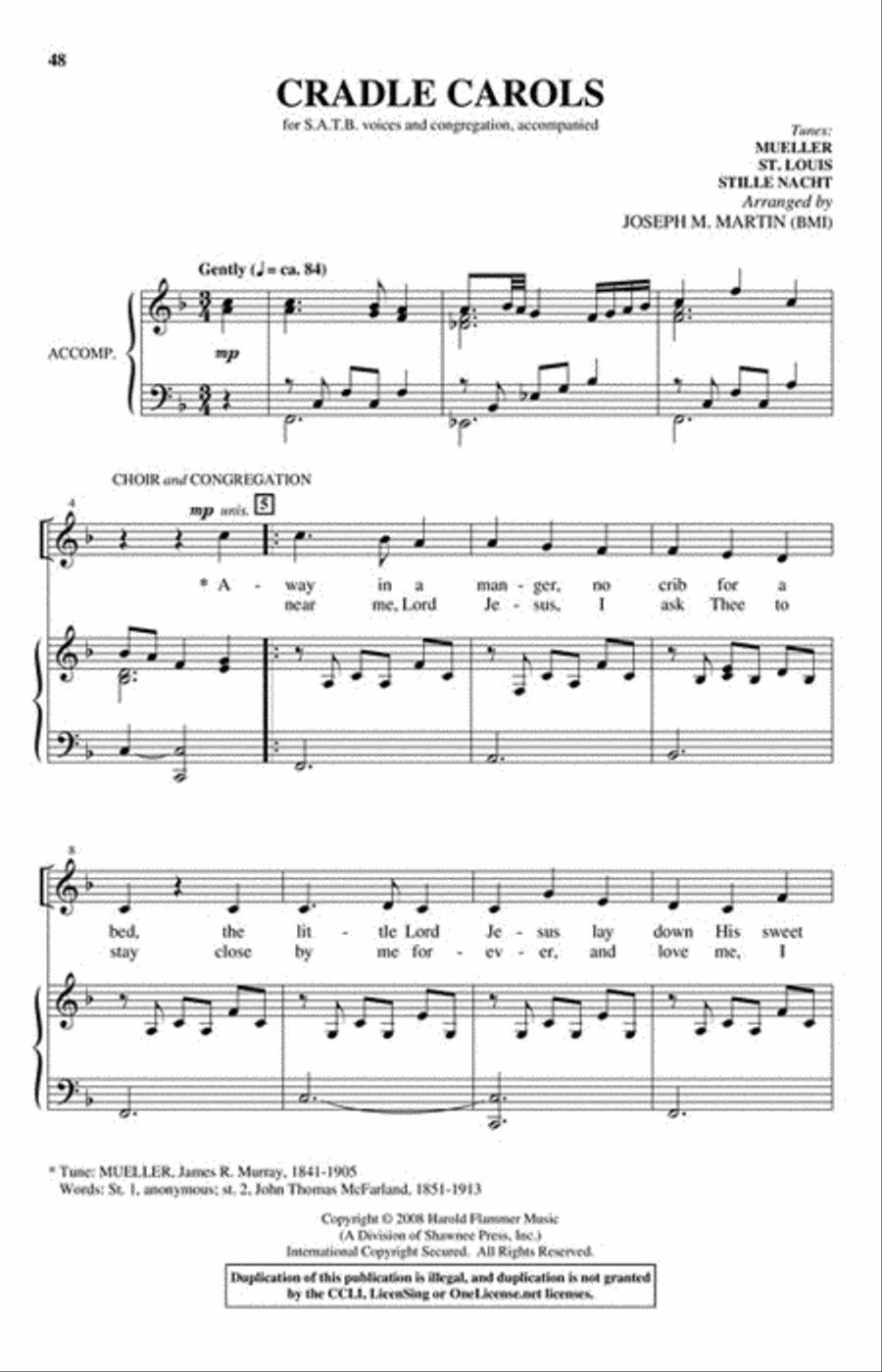 Carols for Choir and Congregation 4-Part scores gallery preview page 7