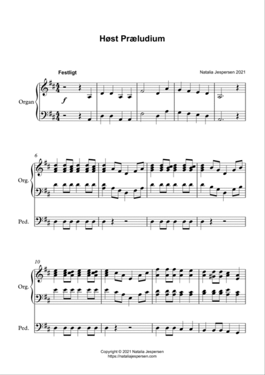 Høst i kirken Høst i kirken Organ Solo scores gallery preview page 3