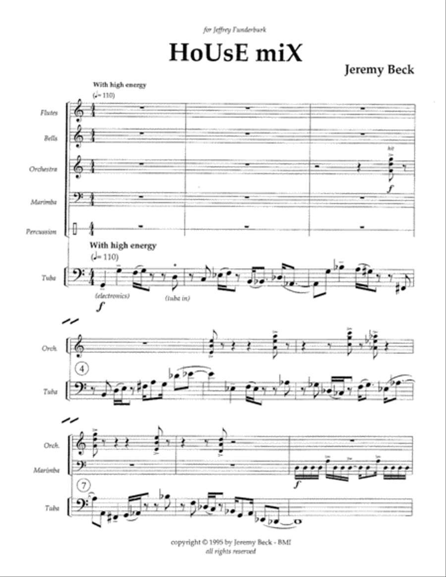 House Mix House Mix Tuba scores gallery preview page 3