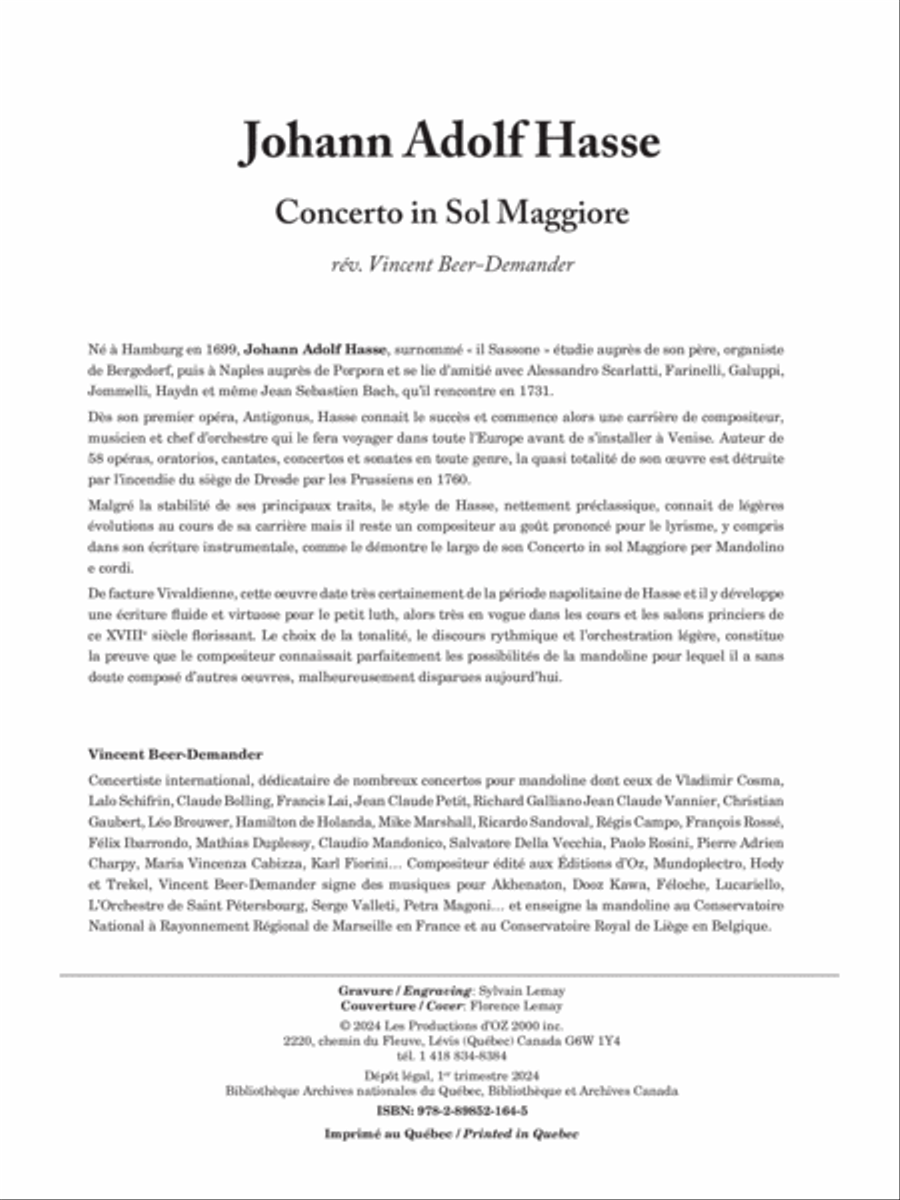 Concerto in Sol Maggiore Orchestra scores gallery preview page 2