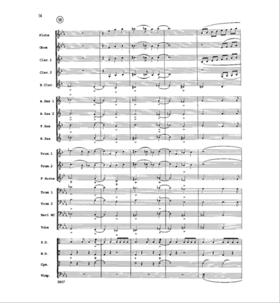 Amarado Amarado Concert Band scores gallery preview page 13