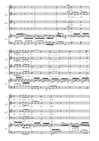 PLAISIR D'AMOUR - Martini J.P.E. - Arr. for SA (Soli), AB (Choir) and Piano image number null