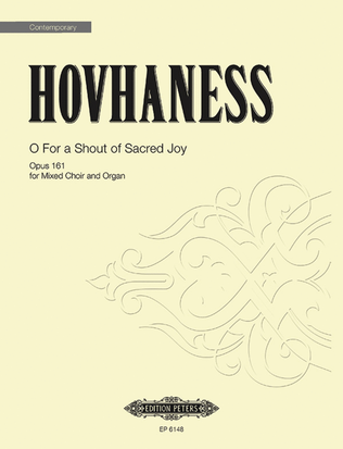 Book cover for O For a Shout of Sacred Joy Op. 161