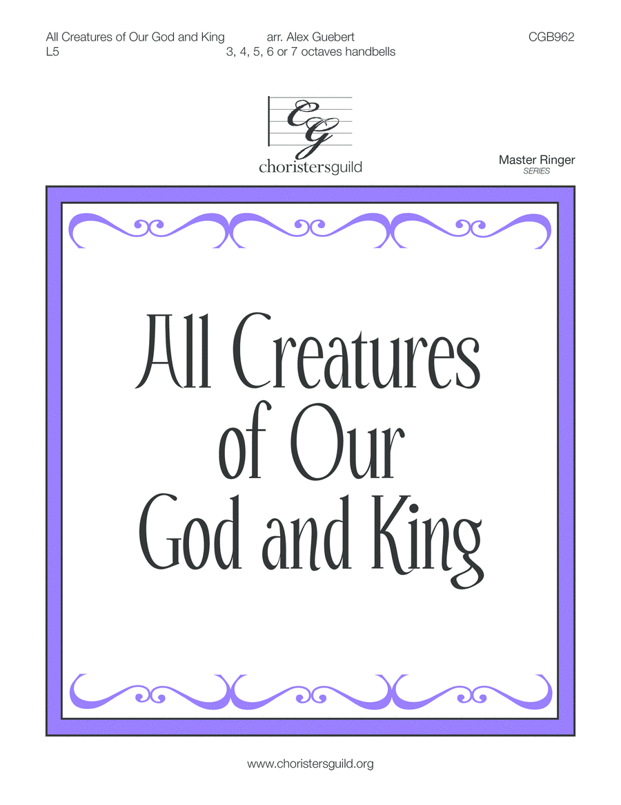 All Creatures of Our God and King Handbell Choir scores gallery preview page 1