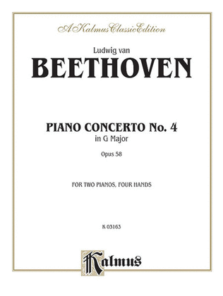 Book cover for Piano Concerto No. 4 in G, Op. 58