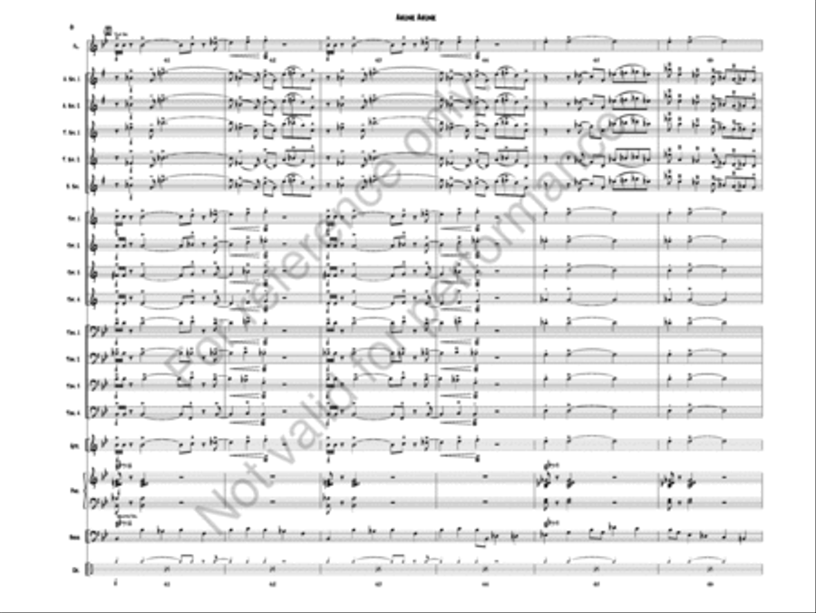 Ahunk Ahunk Jazz Ensemble scores gallery preview page 9