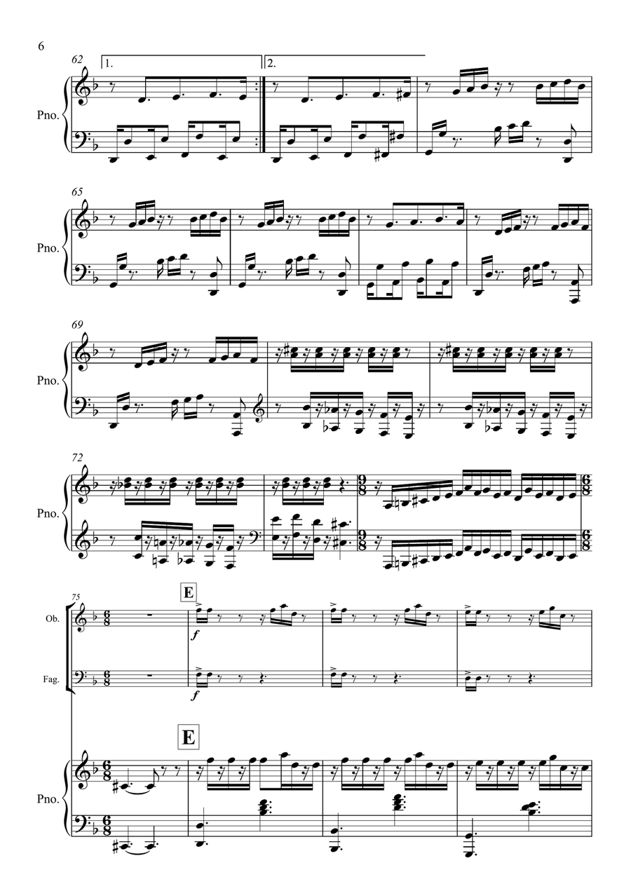 Orobroy Woodwind Duet scores gallery preview page 6
