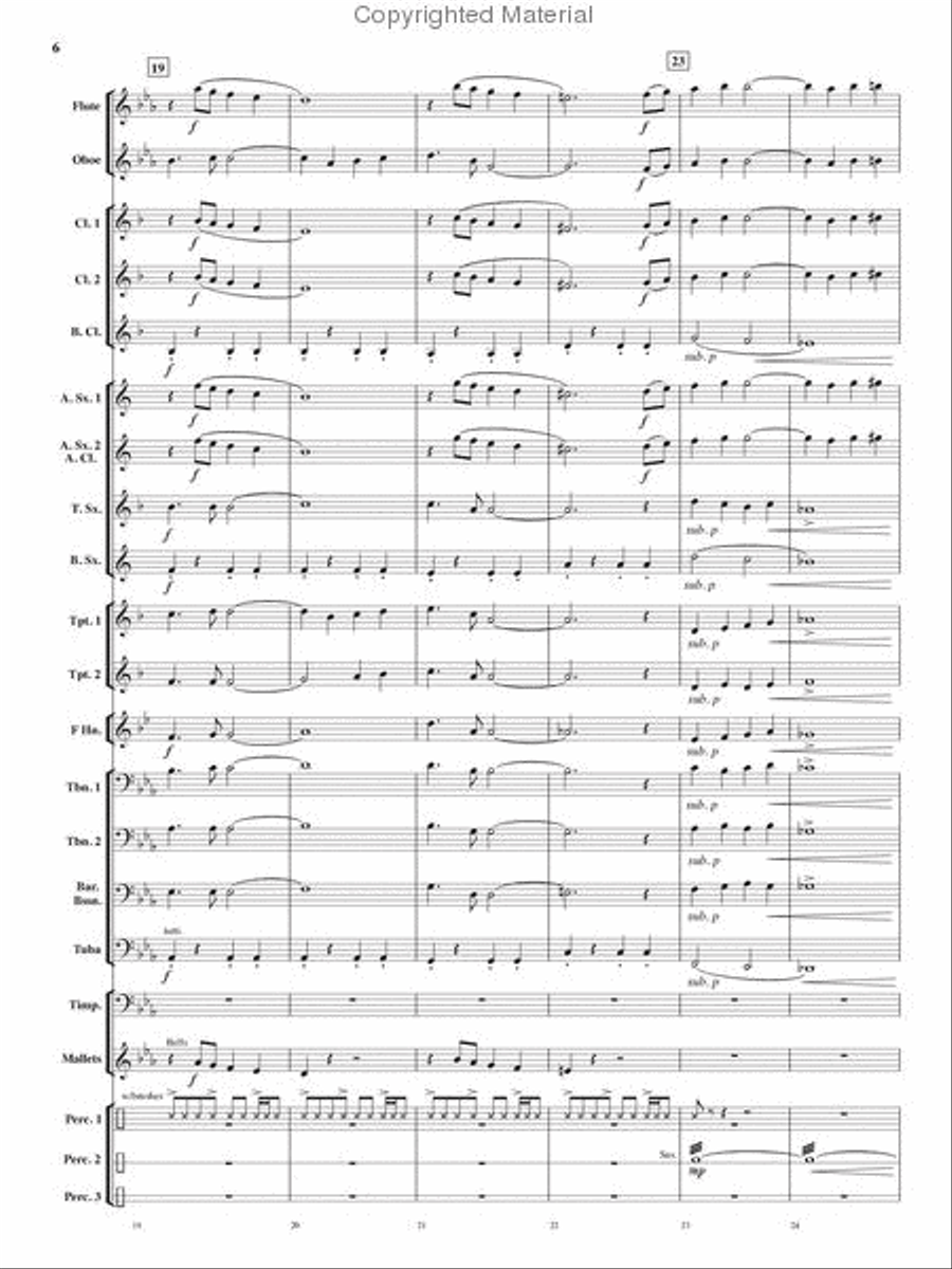 Stargazer Concert Band scores gallery preview page 5