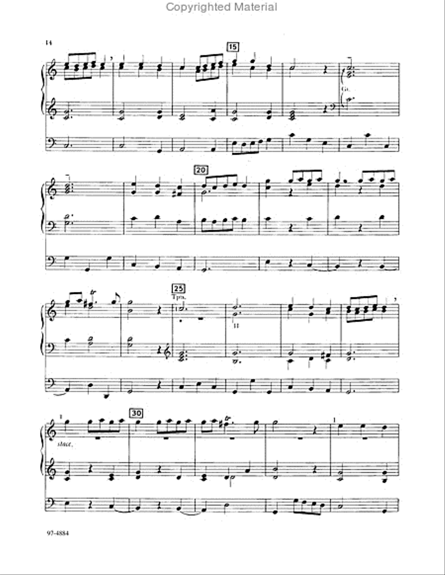 Baroque Composers of the Chapels Royal Trumpet scores gallery preview page 12