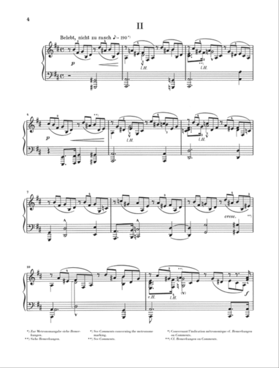 Gesänge der Frühe Op. 133 Piano Solo scores gallery preview page 4