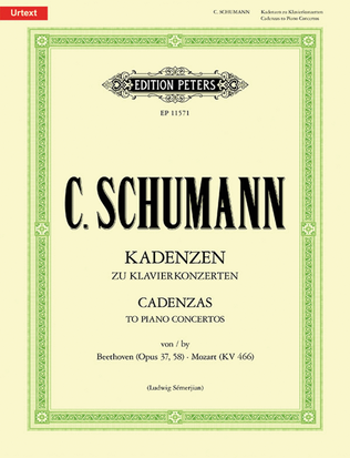 Book cover for Cadenzas to Piano Concertos