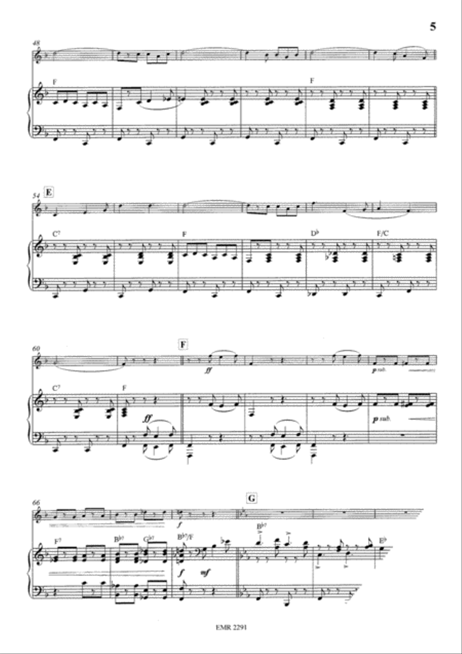 Sousa Medley Voice Solo scores gallery preview page 6